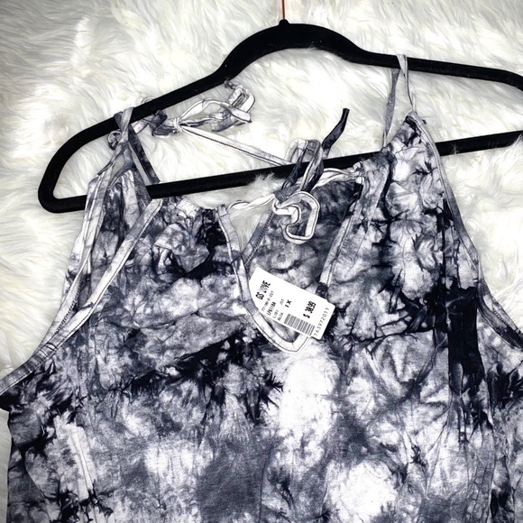 Tie dye plus size stretchy jumpsuit - Picture 5 of 8